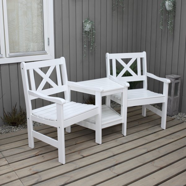 Europa Gartenmöbel - Loveseat - Weiß