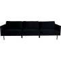 Eden 3-Sitzer-Sofa - Schwarz