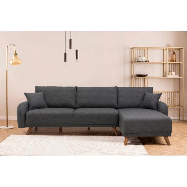 Kronos Schlafsofa Anthrazit