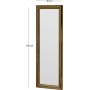 Glatter Wandspiegel - Gold