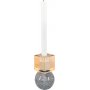 House Nordic Kerzenhalter 6 - Braun/Grau