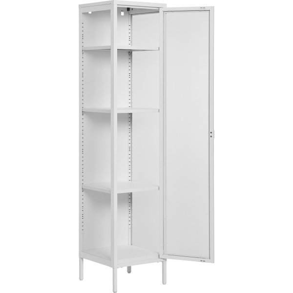 Brisbane Vitrine 40x35x180 cm - Weiß