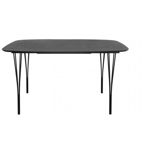 Esstisch Jar 100 cm - Furnier aus schwarzer Eiche