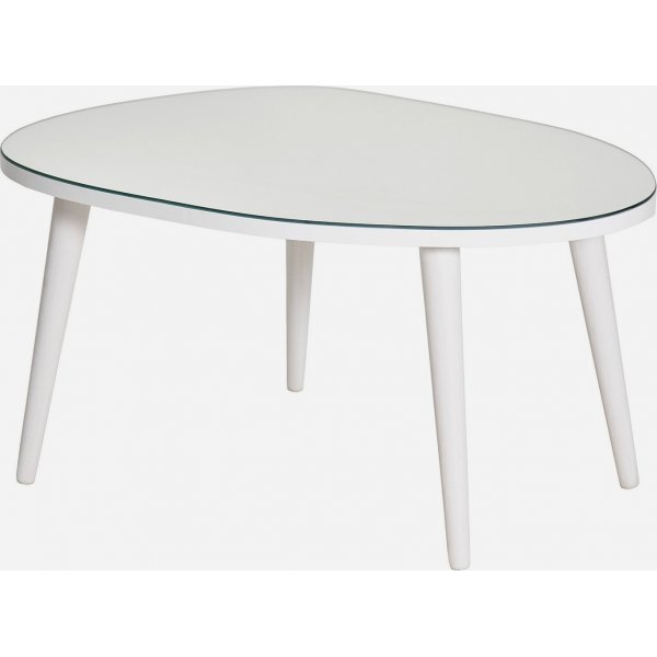 Gusto Couchtisch 75 x 55 cm - Weiß