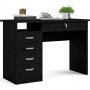 Function Plus Schreibtisch mit 4 Schubladen 109,3 x 48,5 cm - Black Box