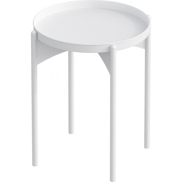 Vela Couchtisch Ø44 cm - Weiß