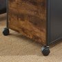 Belmont Aktenschrank - Braun/Schwarz