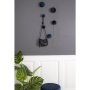 Giza Wandknöpfe zum Aufhängen - Blau/Messing - 3 Stk