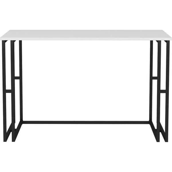 Kane Schreibtisch 120 x 60 cm - Schwarz/Weiß