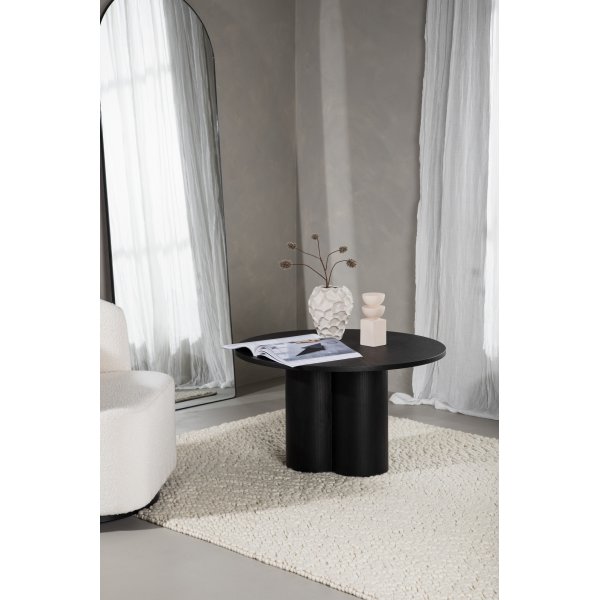 Couchtisch Olivia Ø80 cm - Schwarz