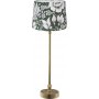 Liam Tischlampe - Grün/Weiß/Messing - 59 cm