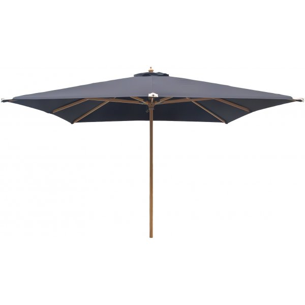 Orlando Sonnenschirm 300x300 cm - Schwarz / Holz