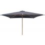 Orlando Sonnenschirm 300x300 cm - Schwarz / Holz