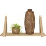 Frikk Wandregal 60 cm - Weiß pigmentierte Eiche