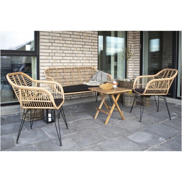 Rattansofa Trieste - Natur