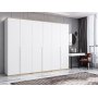 Lyn Kleiderschrank 270 x 52 x 206 cm - Weiß