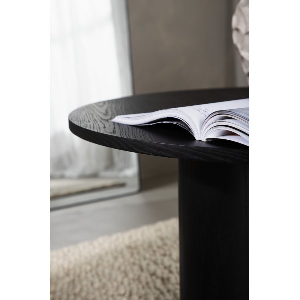 Couchtisch Olivia Ø80 cm - Schwarz