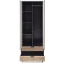 Laguna Kleiderschrank - Artisan Eiche/Schwarz