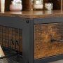 Schminktisch Jennie 90 x 40 cm - Braun/Schwarz