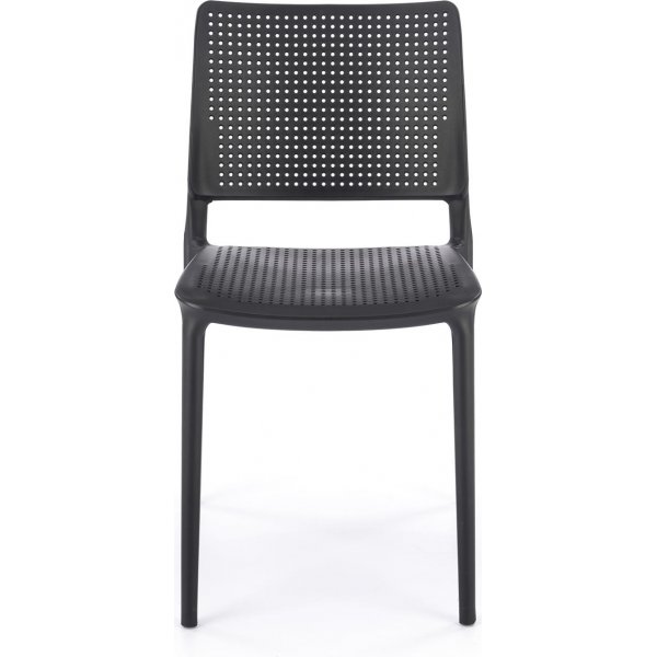 Cadeira stapelbarer Esszimmerstuhl 514 - Schwarz