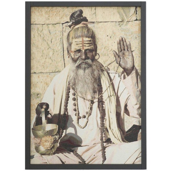 Daksha Wandbehang 100 x 140 cm - Braun