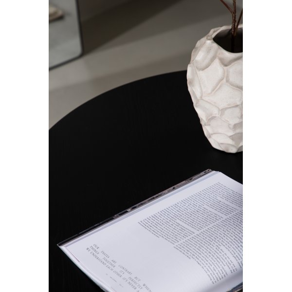 Couchtisch Olivia Ø80 cm - Schwarz