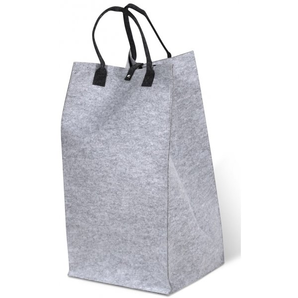 Wäschekorb Deluxe Höhe 75 cm - Hellgrau