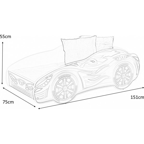 Racer Kinderbett - Formel 1