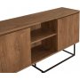 Zela Sideboard - Nussbaum/schwarz