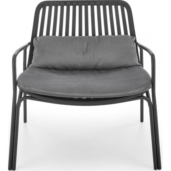 Melby Sessel - Schwarz/Grau