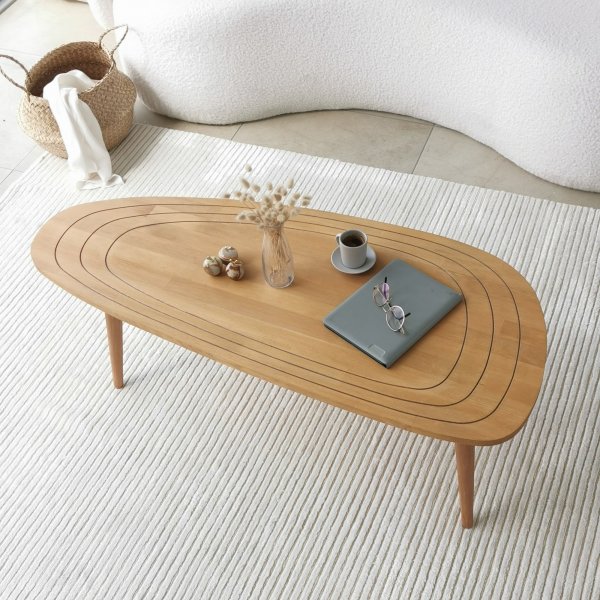 Süßer Couchtisch 115 x 50 cm - Teak