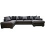 Delux U-Sofa mit offenem Ende links - Multi