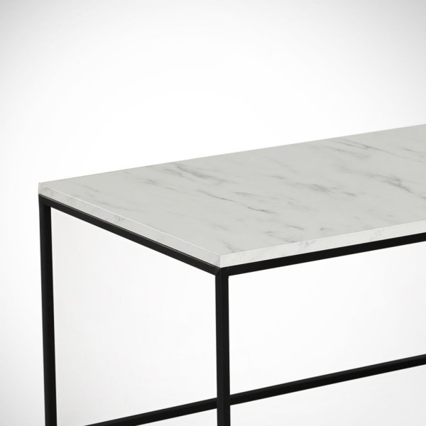 Cosco Couchtisch 95 x 55 cm - Weiß/Schwarz
