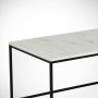 Cosco Couchtisch 95 x 55 cm - Weiß/Schwarz
