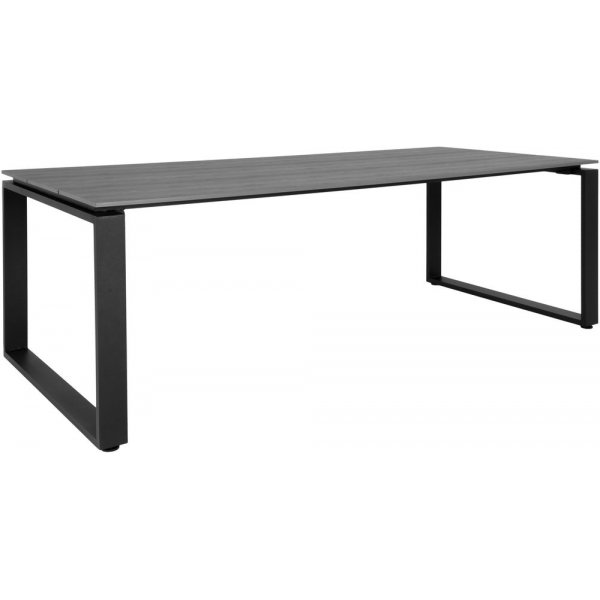 Denver Esstisch - Grau/Schwarz - 220 x 100 cm