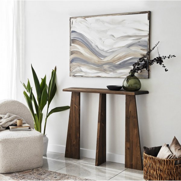 Kleopatra-Relieftisch 100 x 28 cm - Walnuss