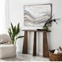 Kleopatra-Relieftisch 100 x 28 cm - Walnuss