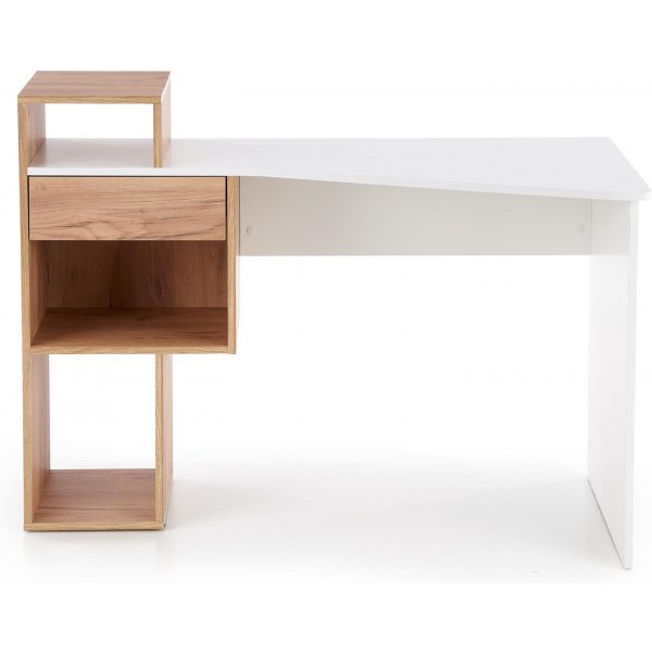 Spurs Schreibtisch 122x57 cm - Eiche/weiß