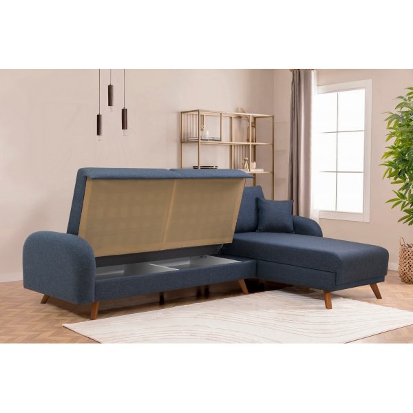 Kronos 2 Schlafsofa Dunkelblau