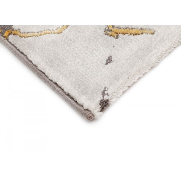 Maschinengewebter Teppich - Craft Concrete Gold