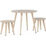 Kids Kindertischset Ø60/32,5 cm - Whitewash