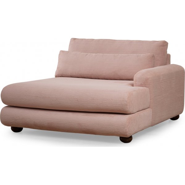 River Divansofa rechts - Pink