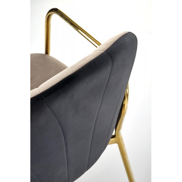 Cadeira Esszimmerstuhl 500 - Beige/Schwarz