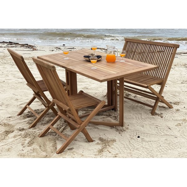 Saltö Klappentisch 140 cm - Teak