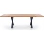 Xavier Esstisch 160-250 x 90 cm - Eiche/Schwarz