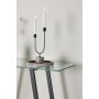 Horten Relieftisch 100 x 40 cm - Schwarz/Transparent