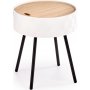 Theosophie Couchtisch Ø38 cm - Weiß