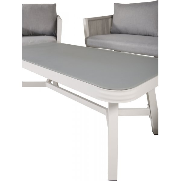 Sofagruppe Virya - Grau/Weiß