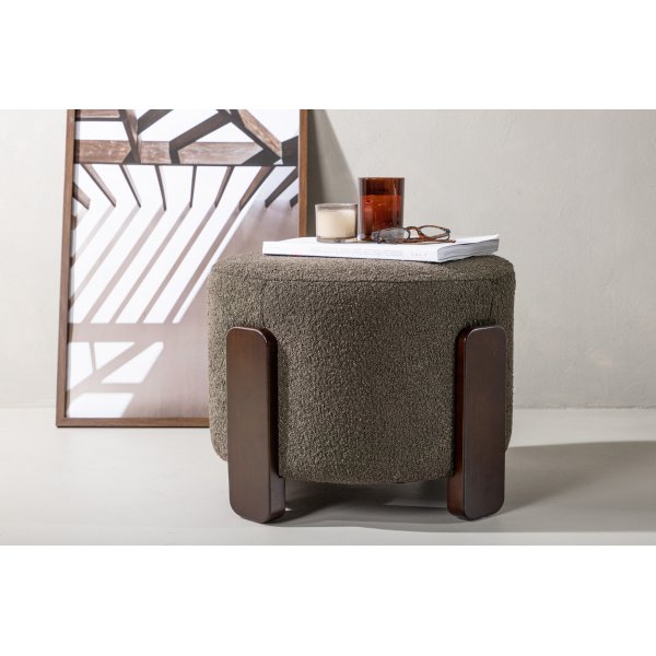 Coffey Hocker - Dunkelgrau