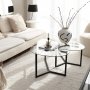 Bellisimo Beistelltisch / Couchtisch aus Glas